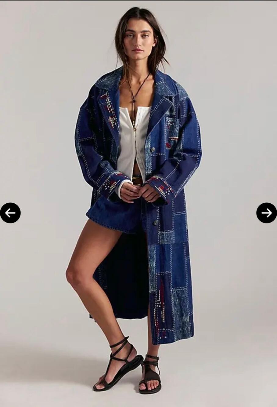 Free People Open Studio Duster Jacket, NWT, Size M-L